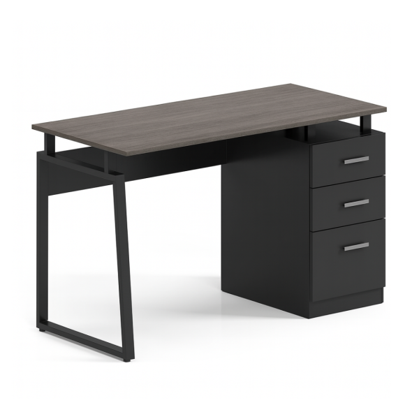 ESCRITORIO HOME CENIZA&NEGRO